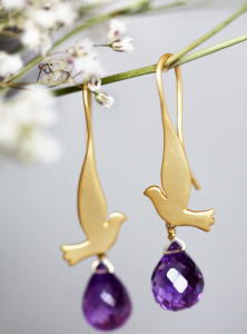 Singing bird earrings - Lakoo Designs